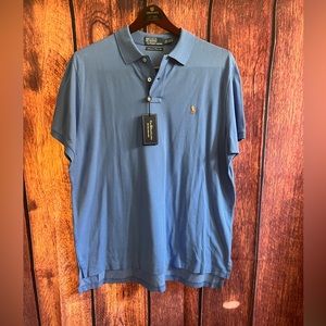Polo by Ralph Lauren (Pima Mesh) light blue. XXL